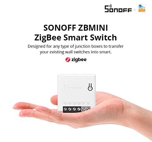 SONOFF ZBMINI ZigBee Mini Smart Light Switch, 2 Way Switch, Compatible with Alexa, SmartThings Hub, Philips Hue, Google… - Image 3