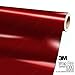 3M 1080 GP253 Gloss Cinder Spark RED 3in x 5in (Sample Size) Car Wrap Vinyl Film