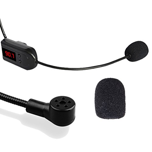 WODE Shop 15 Pack Foam Microphone Windscreen, Headset Microphone Sponge Foam Cover Shield Protection (Black)