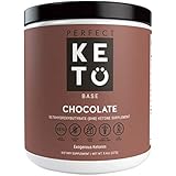 Perfect Keto Chocolate Exogenous Ketones: Base BHB Salts Supplement. Ketones for Ketogenic Diet Best to Burn Fat to Support Energy, Focus and Ketosis Beta-Hydroxybutyrate BHB Salt