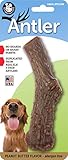 Pet Qwerks Nylon Peanut Butter Chew Antler Toy