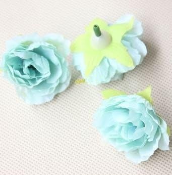 Amazon ノーブランド品 ハンドメイド等に かわいい パステルカラー バラの 造花 4cm 花のみ 50コ ミントブルー 造花 オンライン通販 Amazon ノーブランド品 ハンドメイド等に かわいい パステルカラー バラの 造花 4cm 花のみ 50コ ミントブルー 造花 オンライン通販