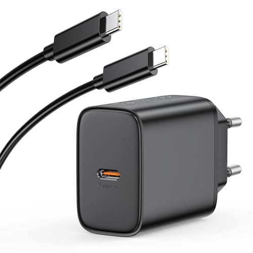 45W USB C Ladegerät für Samsung, Schnellladekabel USBC mit 2M Ladekabel, for Samsung Galaxy S25/S24 Ultra/S24/S23+/S23/S22/Note20, iPhone 17/16/15, Fast Charger Stecker Netzteil Steckdose