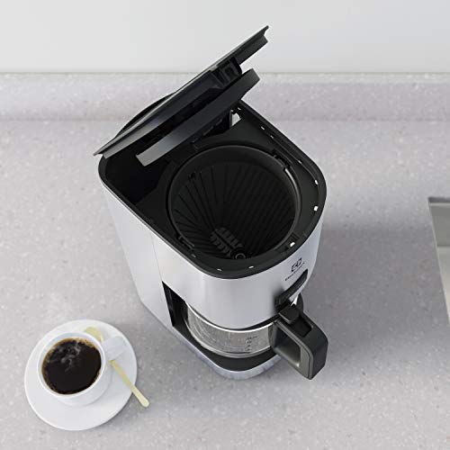 Electrolux E4CM1-4ST Programmierbare Kaffeemaschine, 1080 W, 1,65 Liter, Edelstahl, Grau/Stahl – Bild 5