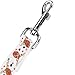 ITERY Christmas Cheer Strong Durable Dog Leash Strap for Puppy Pet-6 Feet Long, 1 Inch Wide (White Elk)