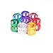 Messen 200 Pieces Dreadlocks Hair Braiding Cuffs Dread Locks Beads Adjustable Aluminum Hair Cuffs Filigree Tube 8mm Braid Accessories Hair Decoration jewelry for braids Multicolor with Storage Box