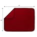 S&T INC. Absorbent, Reversible XL Microfiber Dish Drying Mat for Kitchen, 18 Inch x 24 Inch, Racer Red