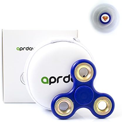 Tri Fidget Hand Spinner/Ultra Fast Bearings/Toy Great Gift- Perfect For Relieving Stress, Anxiety and Killing Time. (Blue)