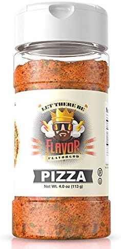 Best-Selling Flavor God Seasonings - Gluten Free, Low Sodium, Paleo, Vegan, No MSG (Pizza)