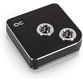 Alphacool Core 1 CPU Water Block, Black | Black, Nickel-Plated Copper Base, Brass Housing, 72&times;72&times;26.5mm, Intel LGA 1700 / AMD AM4 &amp; AM5, 3D Jet Plate