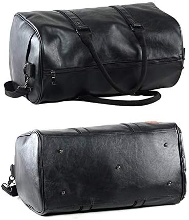 Mioy Vintage Waterproof Travel Tote Luggage Bag leather Large Capacity Men's Weekender Duffel Bag 7 Mioy Vintage Waterproof Travel Tote Luggage Bag leather Large Capacity Men's Weekender Duffel Bag