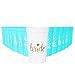 LADY&HOME Bride & Bride Team Bachelorette Party Cups - 13 Pack, 16 Oz.| Perfect for Bachelorette Party Decorations Bridal Shower Favors (Blue Team)