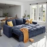 AYOUZ 89" L-Shape Convertible Sleeper Sectional