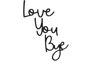 Mikikit Wood Letter Wall Hanging Ornament Black Wood Words Decorative Sign for Bedroom and Hallway