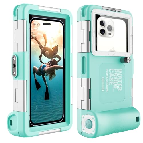 Shellbox Waterproof Smartphone Pouch IPX8 Waterproof Phone Pouch Compatible with iPhone 17e 17 Pro 17 Air 17 Pro Max 16 15 14 13 Pro Max Samsung S26 S26 Plus S25 S24