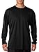 A4 Mens Cooling Performance Long Sleeve Crew, XL, Black
