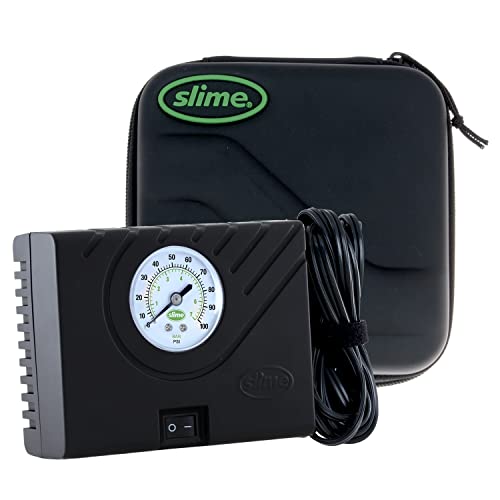 Slime 40061 Tire Inflator, Power Sport, Compact, Lightweight, Analog