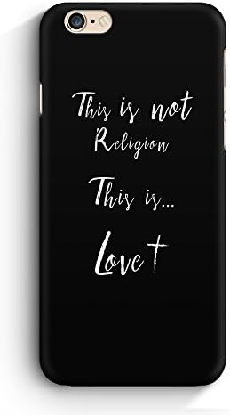 Christian Bible Verse Case for iPhone. This is Love - Inspired by John 3:16 - Thin Modern Style (iPhone 6/6s, iPhone 6/6s Plus, iPhone 7, iPhone 7 Plus)