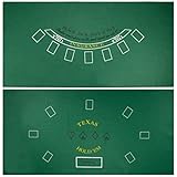 GSE 2-Sided 36"x72" Casino Blackjack and Texas