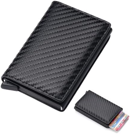 Ebayx Slim RFID Blocking Bifold Wallet - Microfiber Waterproof Minimalist Front Pocket Card Holder - View #3