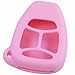 KeyGuardz Pink Rubber Keyless Entry Remote Key Fob Skin Cover Protector