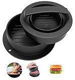 CandyHome Stuffed Burger Press Hamburger Patty Maker For Sliders, Stuffed Burgers And Patties 3 In 1 Burger Press For Cooking On The Barbecue, Stove Or BBQ, Essential Kitchen & Grilling Accessories