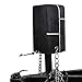 MoKo Tongue Jack Cover, Universal Trailer Jack Cover Waterproof Heavy Duty 600D Nylon Camper RV Jack Cover with Reflective Strips 9 x 18 Inches - Black
