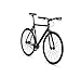6KU Track Fixed Gear Bicycle, Black/Black, 55cm