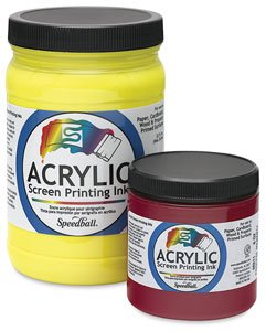 Speedball Acrylic Screen Printing Ink 1 Gallon - White