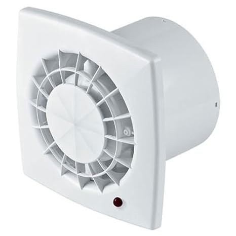 12 V AC Badezimmer Abluftventilator 100 mm/10,2 cm mit Kugellager Wand