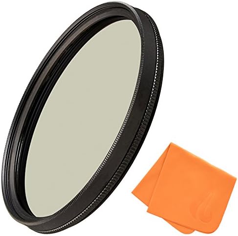 58mm CPL Circular Polarizing Lens Filter for Camera Lenses – Optical Glass Lens Filter Suitable for Outdoor &amp; Professional Photography by Fire Filters