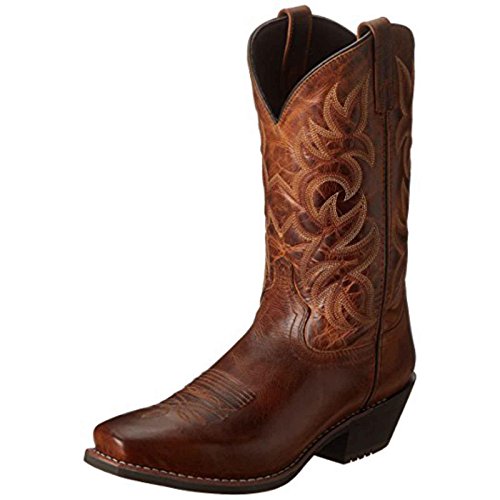 Laredo Mens Rust Cowboy Boots Leather Cowboy Boots Cowboy Square Toe 14 EW