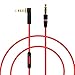 MOYAKA Replacement Control Talk Cable For Beats by Dre Headphones Solo, Studio, Mixr, Wireless (Discontinued by Manufacturer)