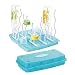 Foldable Baby Feeding Bottle Drying Rack, Portable Travel Space Saving Design
