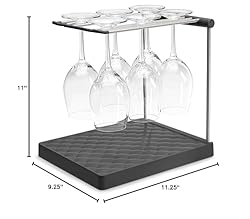 KOHLER K-8628-CHR Wine Glass Drying Rack, Wine