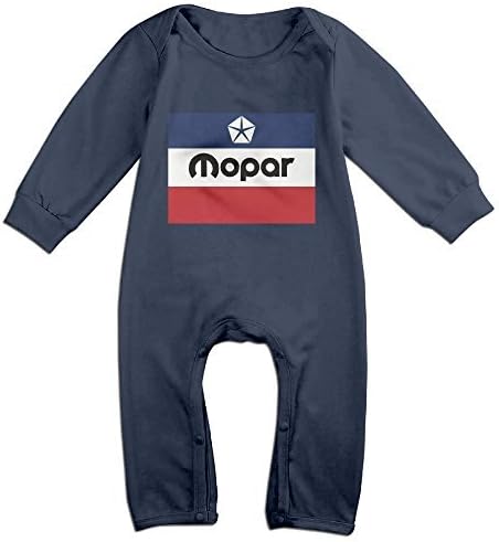Mopar Cars Trucks Cars Flag Romper,6-24 Month Toddler Onesie,infant Bodysuit Long Sleeve Navy 12 Months