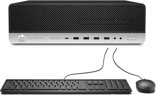 HP EliteDesk 800 G4 SFF, i7-8700T, 8Go RAM, SSD 256Go, Win11(reconditionné)