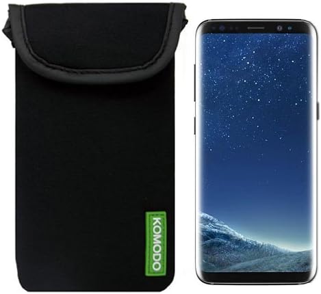 KOMODO Neoprene Phone Case for Samsung Galaxy Smartphone Padded Cover Sock Pouch (Galaxy S8)