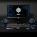 ENHANCE SL2 USB Gaming Speakers for PC with LED Blue Light, 3.5mm Wired Connection and in-Line Volume Control, 2.0 Stereo Sound System - USB Computer Speakers for Monitor, Laptop, PC