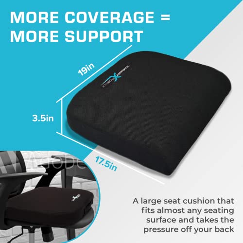 Xtreme Comforts Seat Cushion, Office Chair Cushions Pack of 1 Padded
