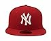 MLB New York Yankees Scarlet with White 59FIFTY Fitted Cap, 7