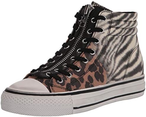 Ash レディース ハイトップ フロント ジップ スニーカー