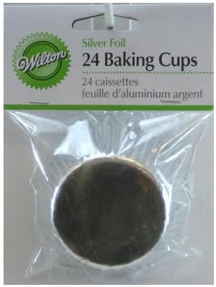 Wilton Baking Cups - Silver Foil - Standard (Pack of 3)