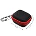 Meuxan zz556456 AirPods Storage Case Mini Earbud Carrying Pouch, Black/Red/Yellow/Purple, 4 Piece