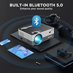 Native 1080P WiFi Bluetooth Projector, 8500L HD