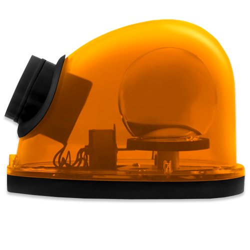 Giroflex Sinalizador Luz Emergência 12V Com Sirene Tech One T1GFCSLA Laranja