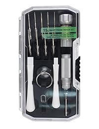 iWork 88-670 Juego de herramientas de reparación de teléfonos inteligentes para electrónica, teléfonos y dispositivos de precisión, 15 unidades