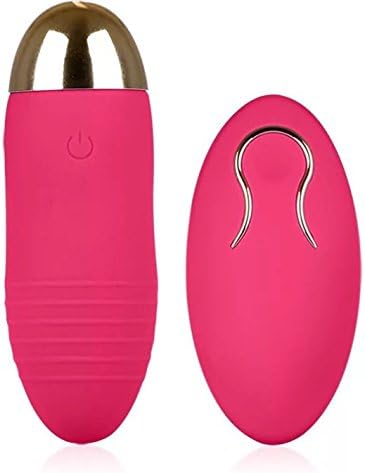 Soft Silicone Vibration Balls, 10 Speed Wireless Remote Controlled with USB Rechargeable, Low Decibel and Clean Adult Toy (red)