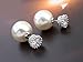 Vintage Pearl Earring AAA Zirconic Stud Earrings