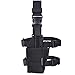 MGFLASHFORCE Drop Leg Holster for Pistols, Adjustable Tactical Thigh Gun Leg Holster Right Handed (Black)